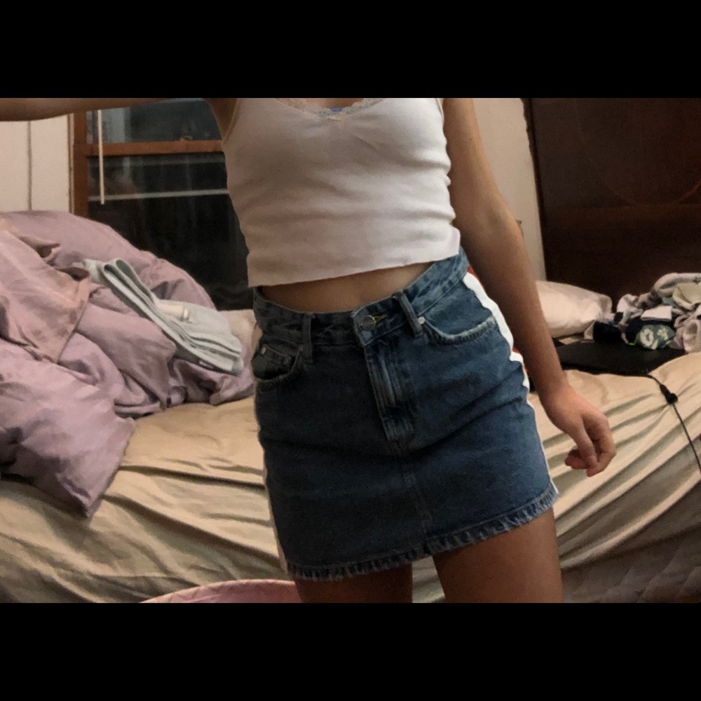 Zara Denim Mini Skirt